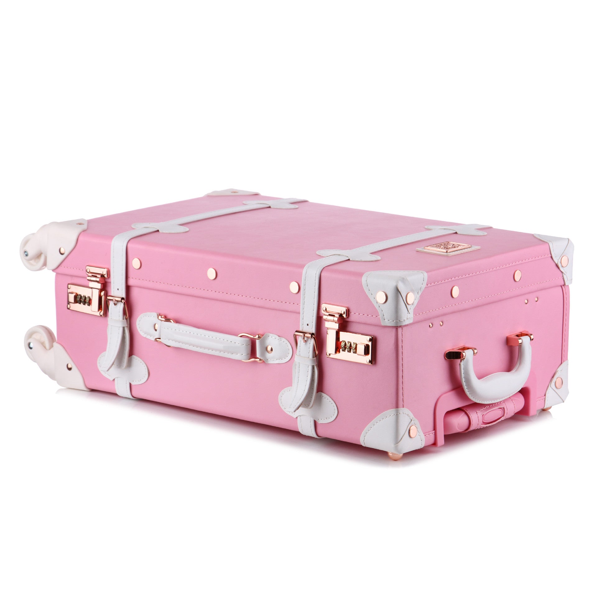 Set de Valises Vintage pour Femme - 20", 22" et 24" Rolling Luggage Spinner Trolley - La Maison Cozy