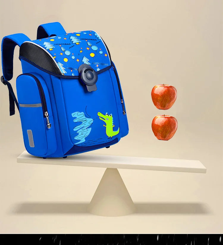 Sac à Dos Scolaire Imperméable pour Enfants - Sac à Dos Orthopédique pour Garçons et Filles, Sac à Dos pour l'École Primaire, Sac à Livres, Sac Enfant - La Maison Cozy