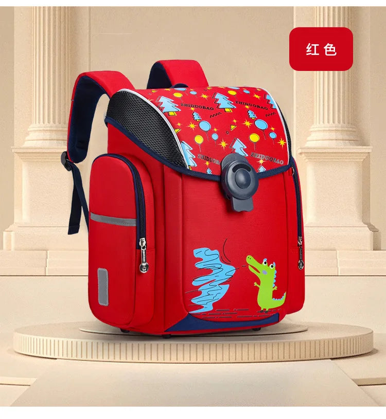 Sac à Dos Scolaire Imperméable pour Enfants - Sac à Dos Orthopédique pour Garçons et Filles, Sac à Dos pour l'École Primaire, Sac à Livres, Sac Enfant - La Maison Cozy