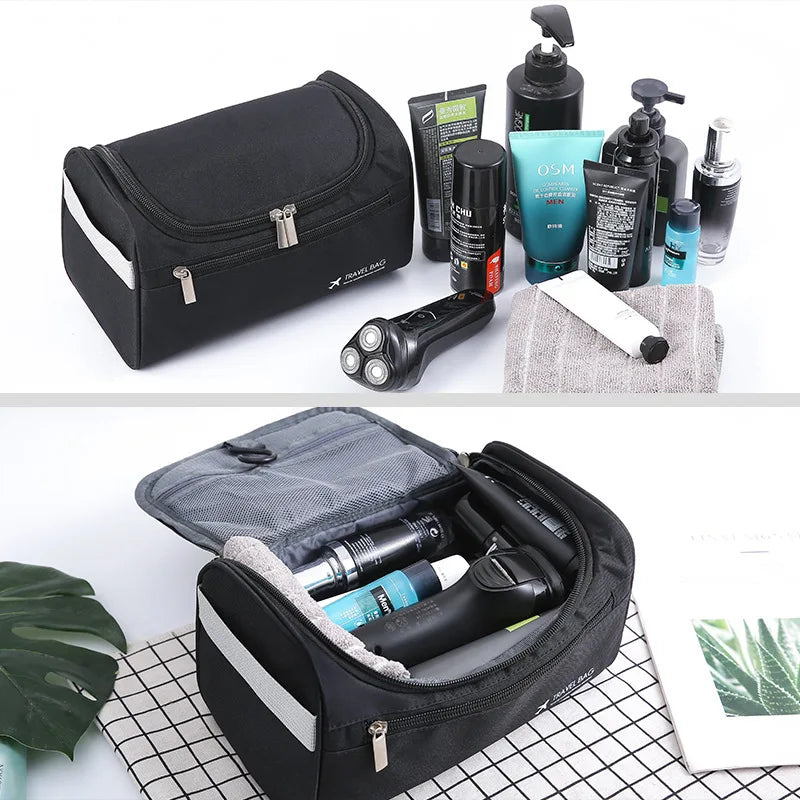 FUDEAM Trousse de toilette suspendue en polyester - Organisateur portable et étanche pour hommes et femmes - La Maison Cozy