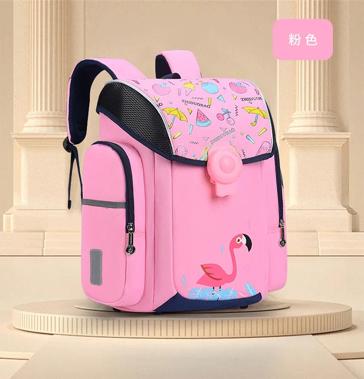 Sac à Dos Scolaire Imperméable pour Enfants - Sac à Dos Orthopédique pour Garçons et Filles, Sac à Dos pour l'École Primaire, Sac à Livres, Sac Enfant - La Maison Cozy