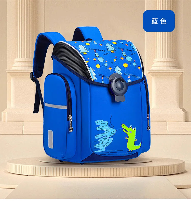 Sac à Dos Scolaire Imperméable pour Enfants - Sac à Dos Orthopédique pour Garçons et Filles, Sac à Dos pour l'École Primaire, Sac à Livres, Sac Enfant - La Maison Cozy