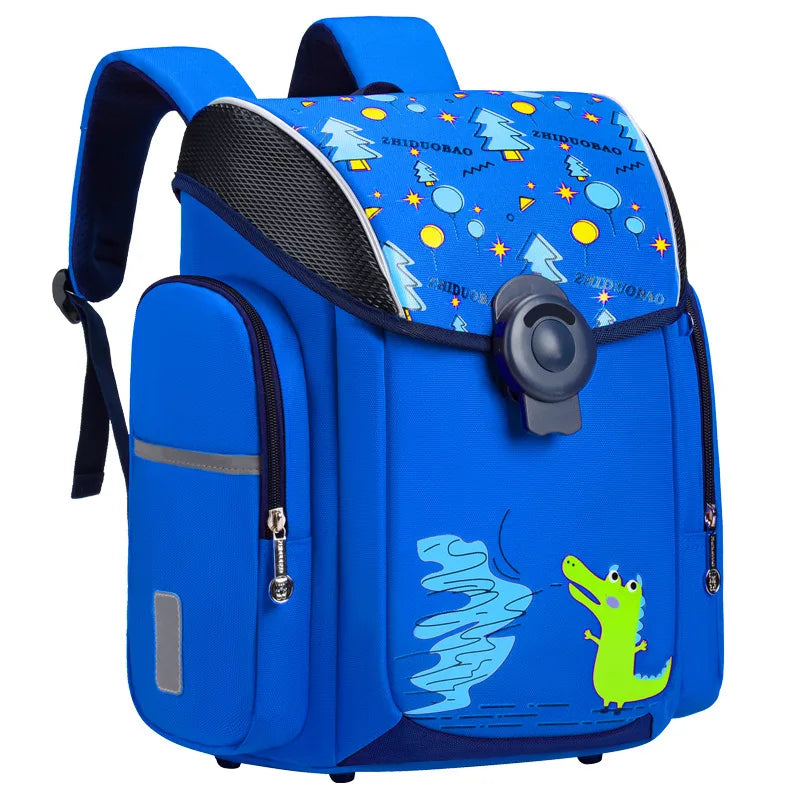 Sac à Dos Scolaire Imperméable pour Enfants - Sac à Dos Orthopédique pour Garçons et Filles, Sac à Dos pour l'École Primaire, Sac à Livres, Sac Enfant - La Maison Cozy