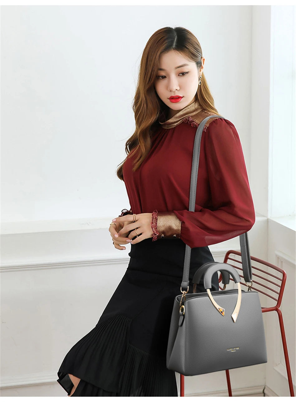 Sac à Main en Cuir Vanderwah – Sac Tote de Luxe pour Femme, Sac à Bandoulière et Sac Crossbody - La Maison Cozy