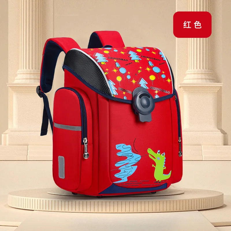 Sac à Dos Scolaire Imperméable pour Enfants - Sac à Dos Orthopédique pour Garçons et Filles, Sac à Dos pour l'École Primaire, Sac à Livres, Sac Enfant - La Maison Cozy