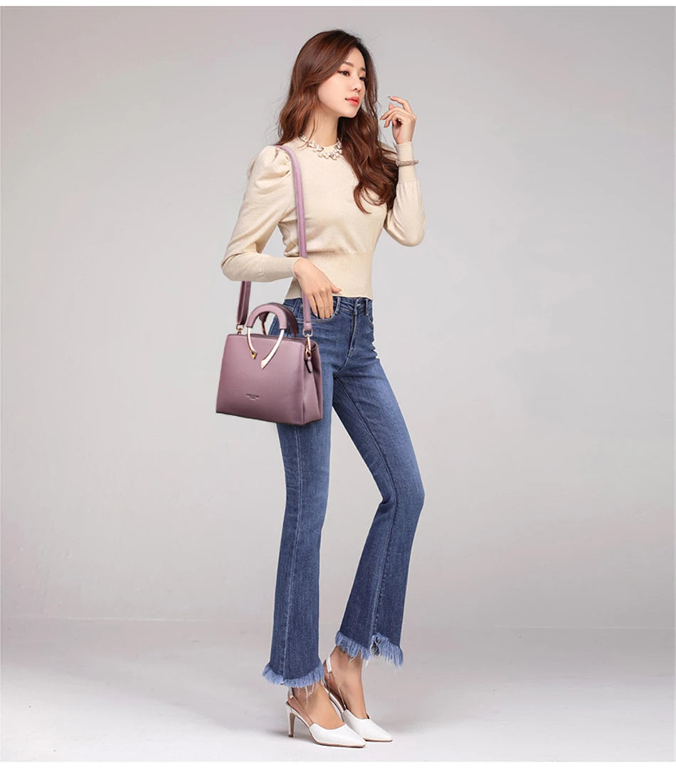 Sac à Main en Cuir Vanderwah – Sac Tote de Luxe pour Femme, Sac à Bandoulière et Sac Crossbody - La Maison Cozy