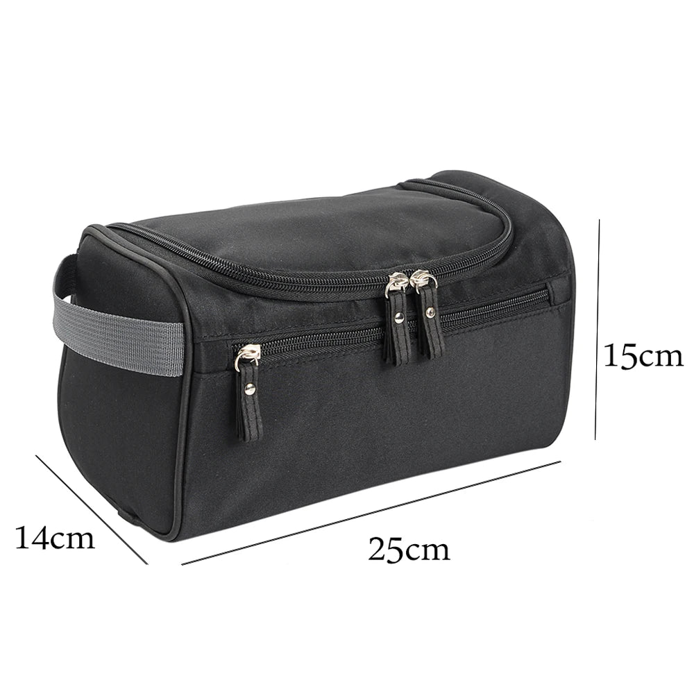 Trousse de toilette pour homme - Sac cosmétique imperméable en oxford, organisateur de voyage haute capacité - La Maison Cozy