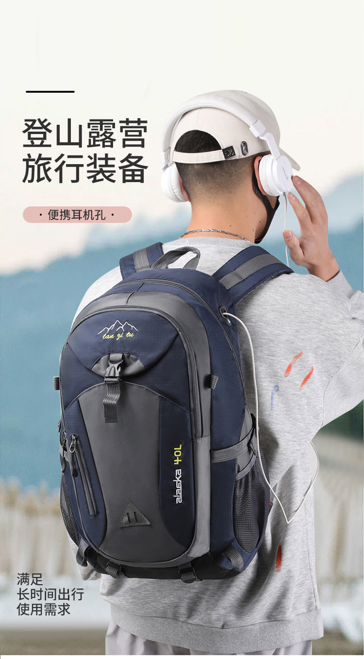 Nouveau Sac à Dos Homme en Nylon - Sac à Dos Étanche, Casual, pour Voyage et Activités Extérieures, Sac de Randonnée et Camping pour Femmeng Mountaineering Bag Youth Sports Bags - La Maison Cozy