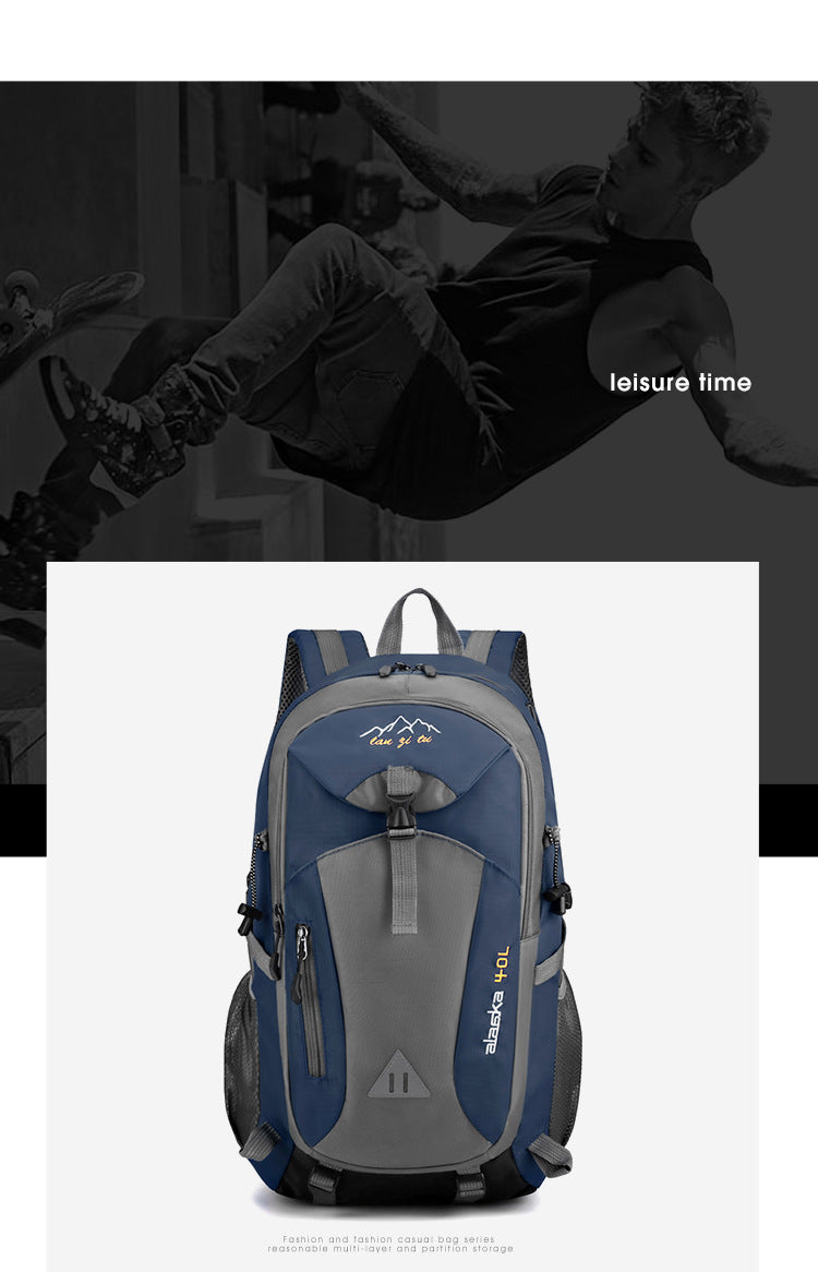 Nouveau Sac à Dos Homme en Nylon - Sac à Dos Étanche, Casual, pour Voyage et Activités Extérieures, Sac de Randonnée et Camping pour Femmeng Mountaineering Bag Youth Sports Bags - La Maison Cozy