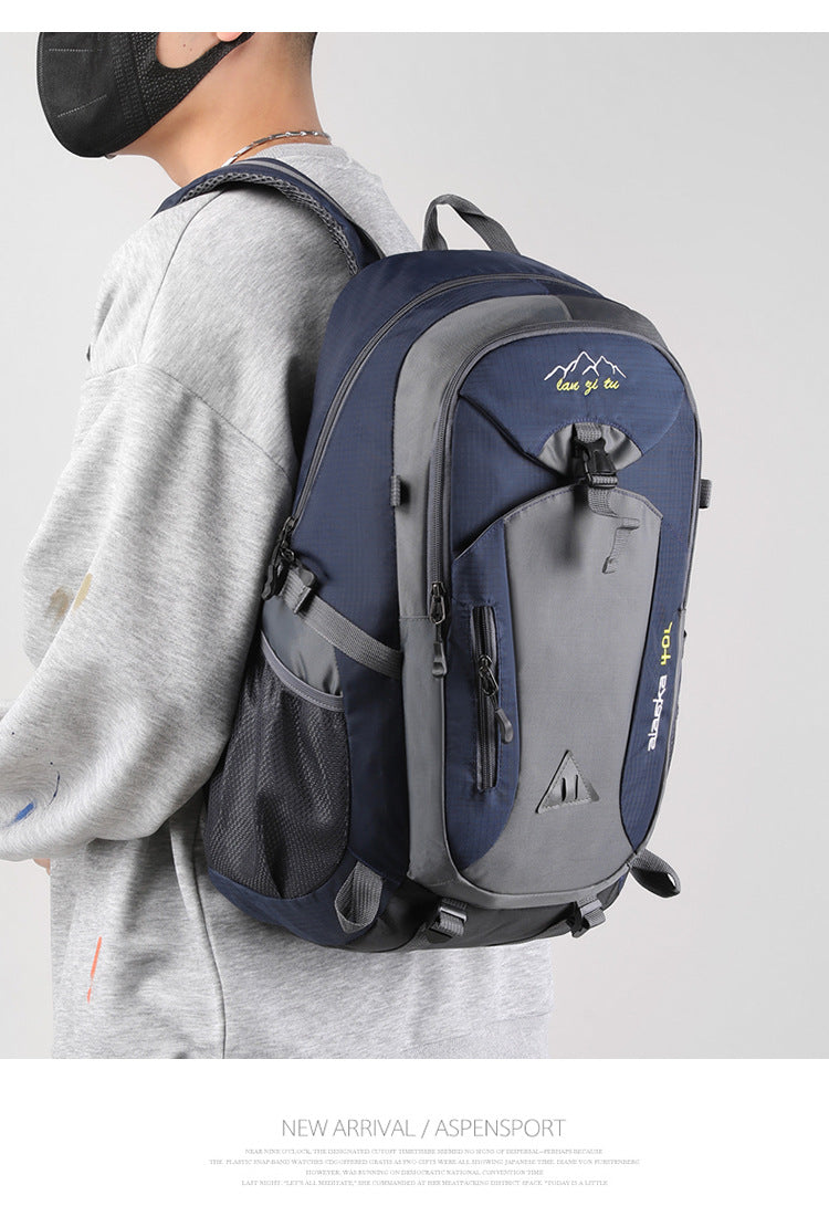 Nouveau Sac à Dos Homme en Nylon - Sac à Dos Étanche, Casual, pour Voyage et Activités Extérieures, Sac de Randonnée et Camping pour Femmeng Mountaineering Bag Youth Sports Bags - La Maison Cozy