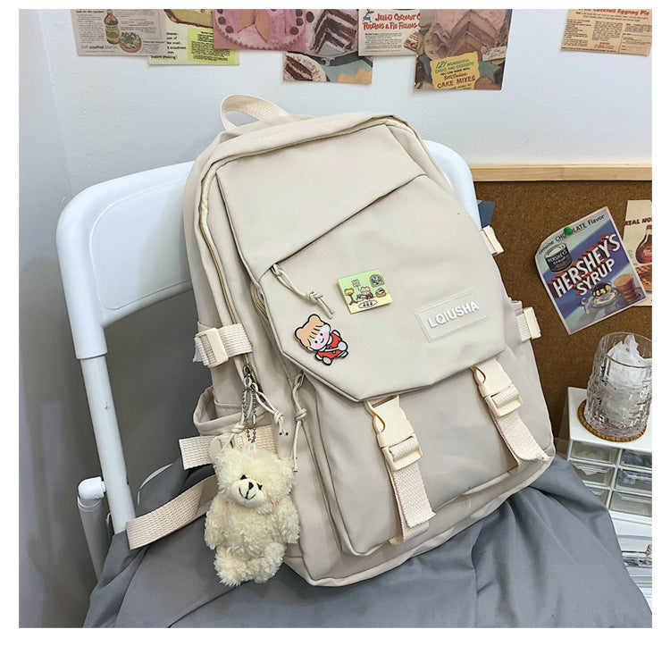 Sac à Dos Mode Homme - Sac Imperméable en Nylon pour Lycéens, Sac à Dos Kawaii pour Femmes, Sac de Voyage et Épaule, Mochila - La Maison Cozy