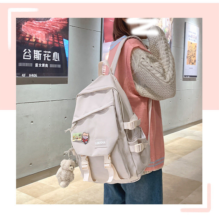 Sac à Dos Mode Homme - Sac Imperméable en Nylon pour Lycéens, Sac à Dos Kawaii pour Femmes, Sac de Voyage et Épaule, Mochila - La Maison Cozy