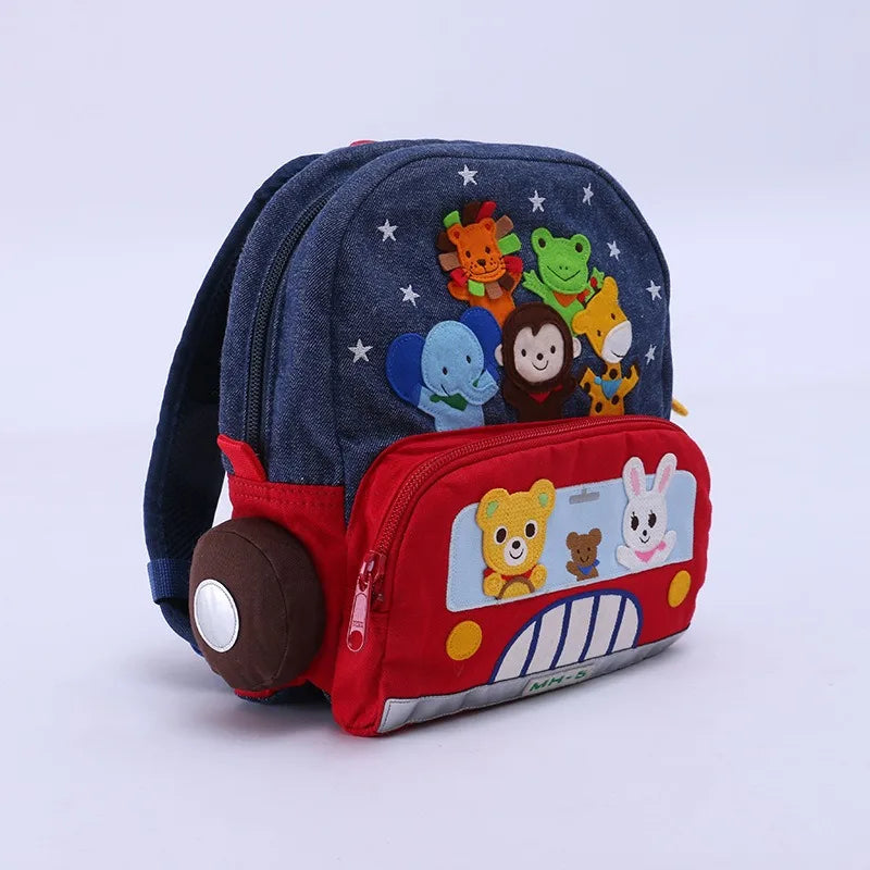 Sac à Dos Enfant - Thème Animaux de Dessin Animé Japonais, Sac Scolaire Garçon, Mochila Infantil, Sac à Dos pour Écoliers - La Maison Cozy