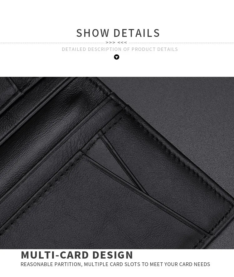 Porte-Cartes Mince pour Homme YUECIMIE - Porte-Cartes Slim en Cuir Véritable avec Protection RFID - La Maison Cozy