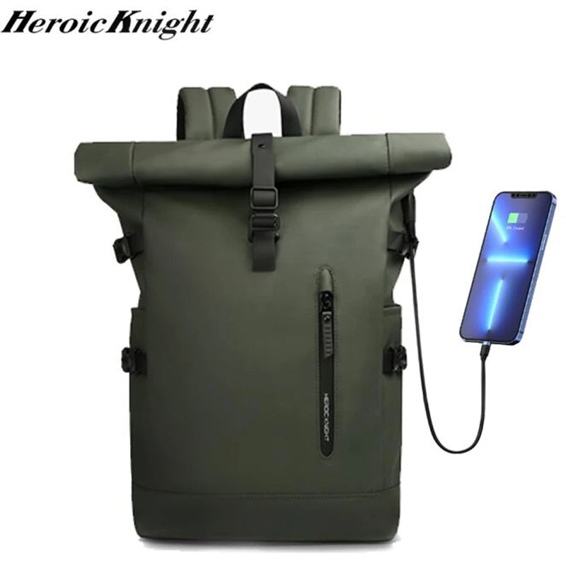 Sac à dos Heroic Knight pour homme - Sac de voyage extérieur, sac à roulettes pour femme, extensible, compatible avec ordinateur portable 15.6", grand sac à dos étanche, grande capacité - La Maison Cozy