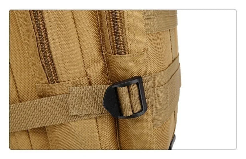 Sac à dos tactique QT&QY 30/45L pour homme - Sac de randonnée, sac de survie extérieur, sac de trekking et de chasse, pack d’assaut 3P, sac EDC avec système MOLLE - La Maison Cozy