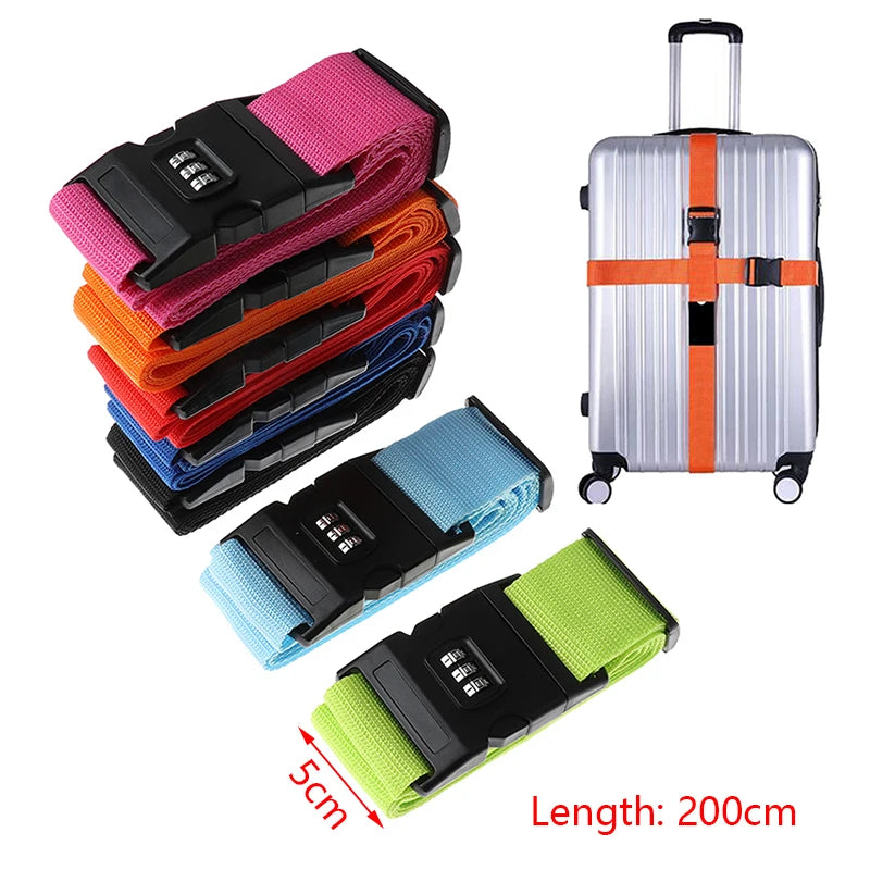 1Pc Sangle de Sécurisation pour Valise - Sangle de Rangement Durable en Nylon pour Bagages - La Maison Cozy