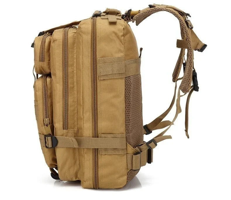 Sac à dos tactique QT&QY 30/45L pour homme - Sac de randonnée, sac de survie extérieur, sac de trekking et de chasse, pack d’assaut 3P, sac EDC avec système MOLLE - La Maison Cozy