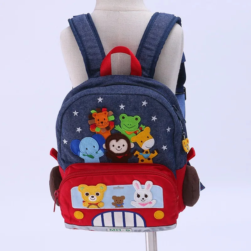 Sac à Dos Enfant - Thème Animaux de Dessin Animé Japonais, Sac Scolaire Garçon, Mochila Infantil, Sac à Dos pour Écoliers - La Maison Cozy