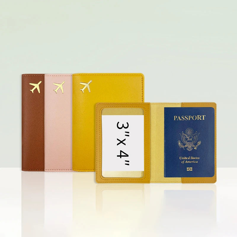 Étui de Protection pour Passeport en Cuir PU – Porte-Passeport Renforcé pour Voyage - La Maison Cozy