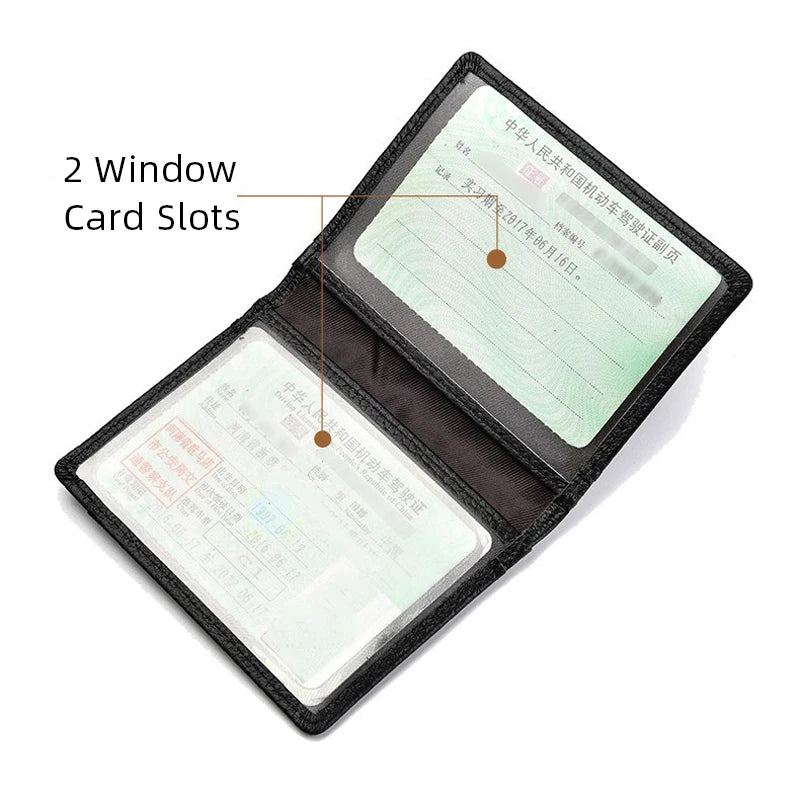 Porte-Cartes Mince pour Homme YUECIMIE - Porte-Cartes Slim en Cuir Véritable avec Protection RFID - La Maison Cozy