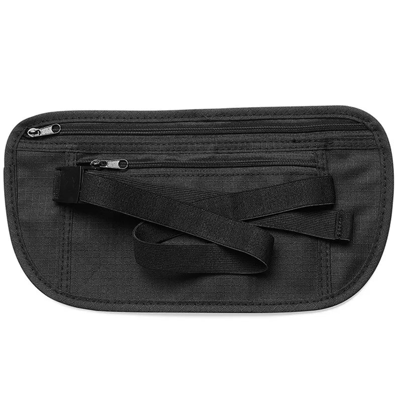 Pochette de Voyage Unisexe avec Ceinture – Porte-Monnaie de Sécurité Caché avec Fermeture Éclair - La Maison Cozy