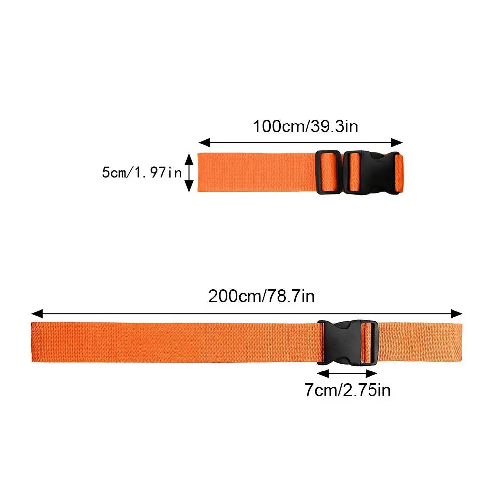 Sangles de Sécurisation de Bagage Luggage Safe - Ceinture de Valise Ajustable, Sangle de Rangement et de Sécurisation pour Voyage - La Maison Cozy