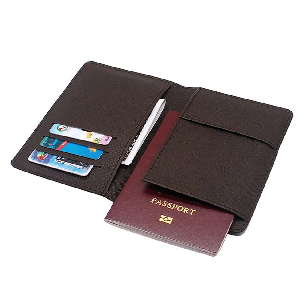 Porte-passeport KGB Russie Classique - Cuir pour Hommes et Femmes, Design Élégant et Compact - La Maison Cozy