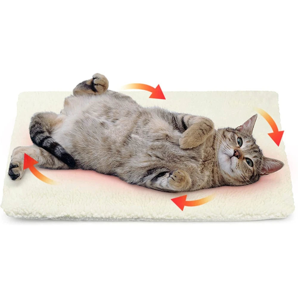 Tapis Chauffant Auto-Régulant pour Animaux - Couverture Chauffante pour Chien et Chat - La Maison Cozy