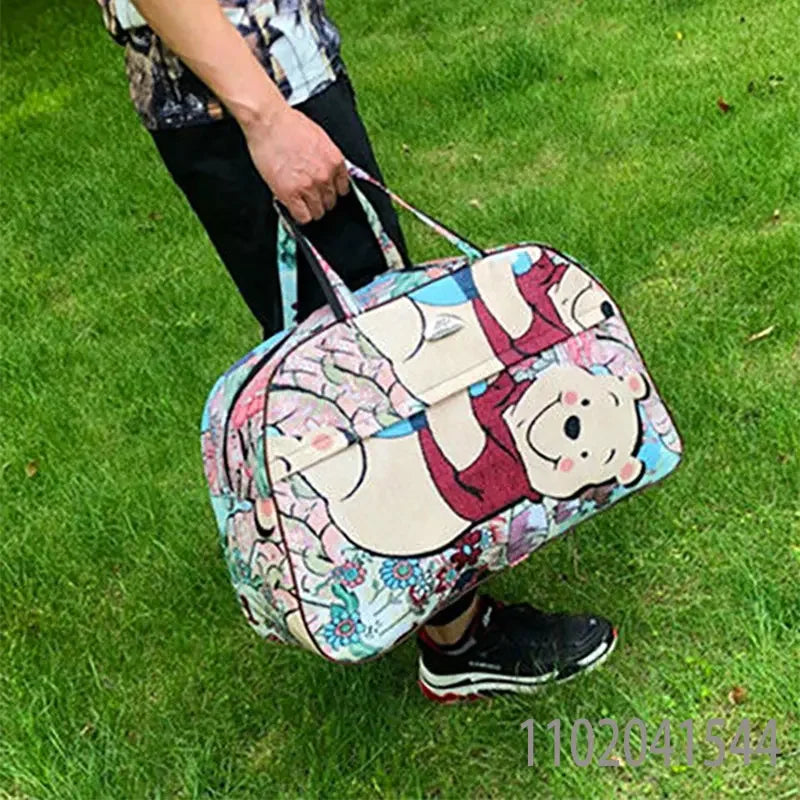 Sac de Voyage Disney - Sac à Langer Imperméable Winnie L'Ourson à Grande Capacité - La Maison Cozy