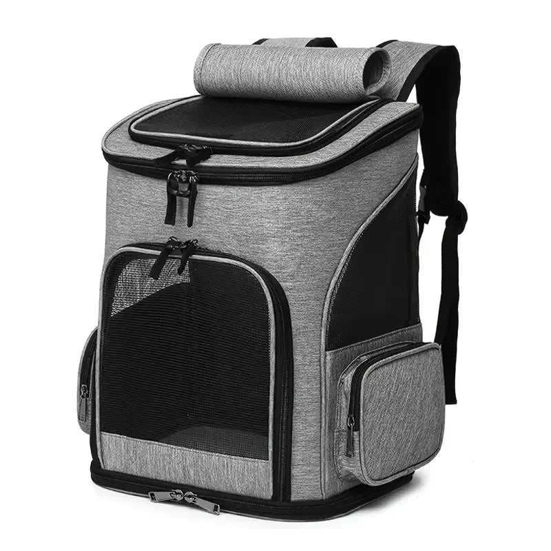 Sac à Dos pour Animaux de Compagnie - Sac Extensible pour Chiot, Sac à Grande Capacité, Sac à Dos Respirant et Portable pour Chat et Chien, Sac Pliable - La Maison Cozy