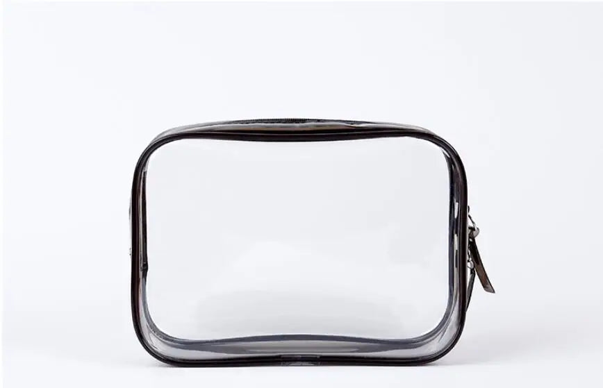 Organisateur de Maquillage de Voyage - Sac de Rangement Transparent en PVC pour Cosmétiques et Toiletries avec Fermeture Éclair - La Maison Cozy