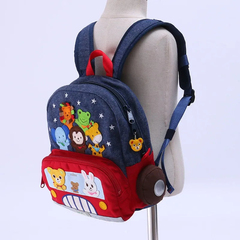 Sac à Dos Enfant - Thème Animaux de Dessin Animé Japonais, Sac Scolaire Garçon, Mochila Infantil, Sac à Dos pour Écoliers - La Maison Cozy