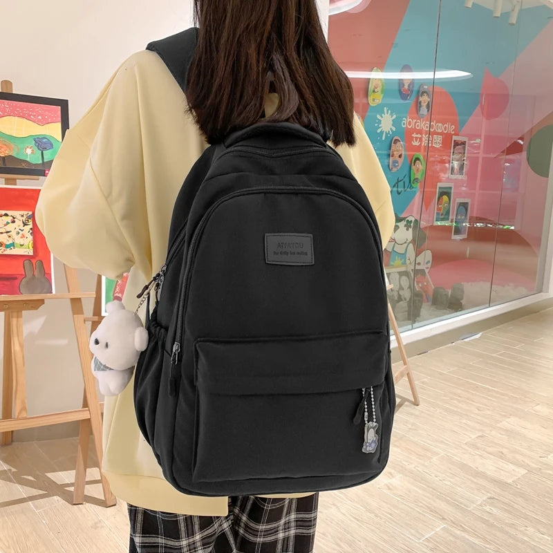 Sac à dos féminin tendance - Sac à dos de grande capacité étanche, sac à dos pour ordinateur portable, sac scolaire pour filles, sac de voyage et de livres mignon - La Maison Cozy