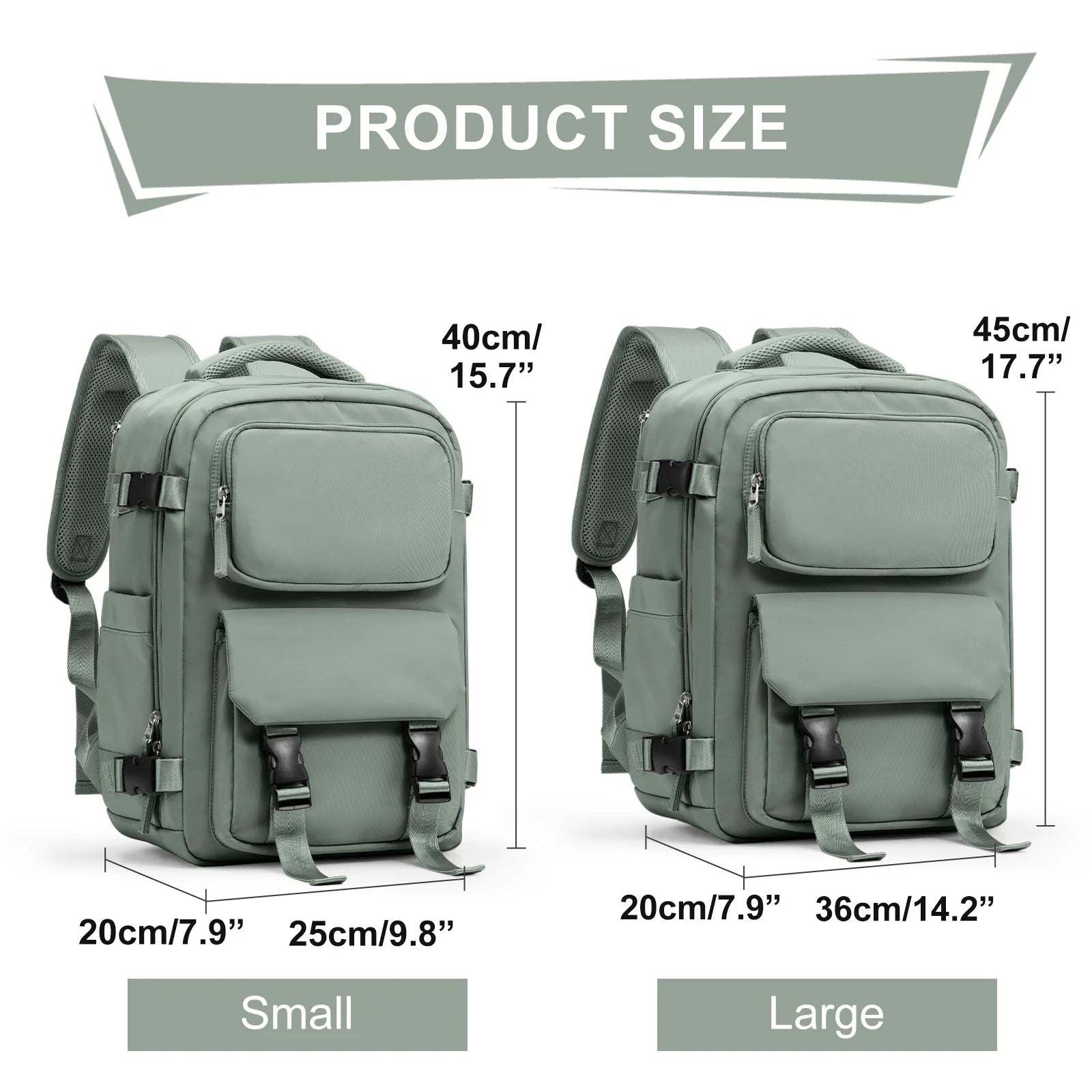 Sac à dos de voyage pour femme - Sac renforcé et étanche pour ordinateur portable, sac scolaire décontracté, sac cabine avion pour hommes et femmes - La Maison Cozy