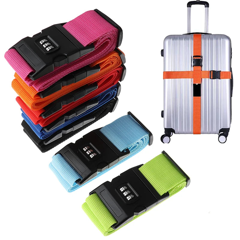 1Pc Sangle de Sécurisation pour Valise - Sangle de Rangement Durable en Nylon pour Bagages - La Maison Cozy