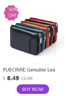 Porte-Cartes Mince pour Homme YUECIMIE - Porte-Cartes Slim en Cuir Véritable avec Protection RFID - La Maison Cozy