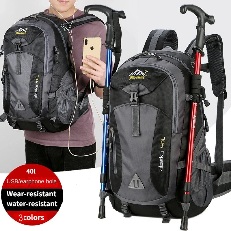 Nouveau Sac à Dos Homme en Nylon - Sac à Dos Étanche, Casual, pour Voyage et Activités Extérieures, Sac de Randonnée et Camping pour Femmeng Mountaineering Bag Youth Sports Bags - La Maison Cozy