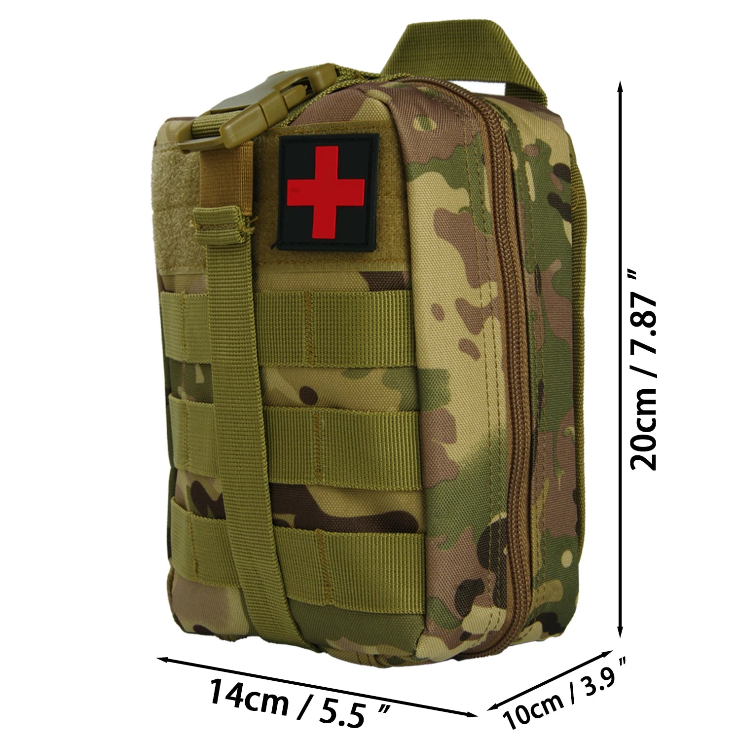 Trousse de Premiers Secours de Camping - Poche Médicale Tactique EMT Kit d'Urgence pour Survie en Plein Air, Chasse et Activités Extérieuresx Large Size 800D Nylon Bag Package - La Maison Cozy