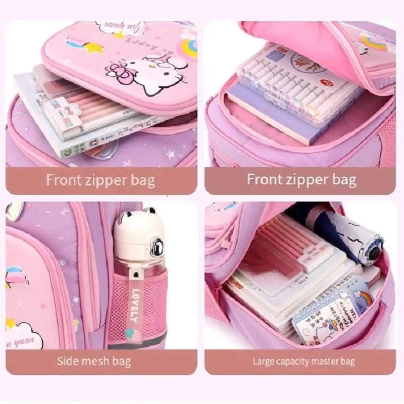 Cartable à Roulettes pour Enfants - Sac à Dos École avec Roues, Sac de Voyage pour Écoliers, Thème Anime, Mochila Escolar Niña, Sac à Dos Enfant - La Maison Cozy