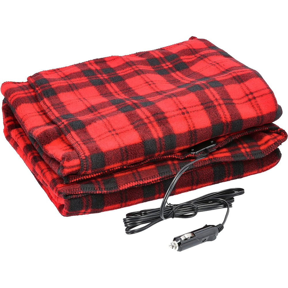 Couverture Chauffante Premium Cozy pour Voiture - 12V, Couverture Polaire Chauffante avec Minuterie de Sécurité et Température Constante - La Maison Cozy