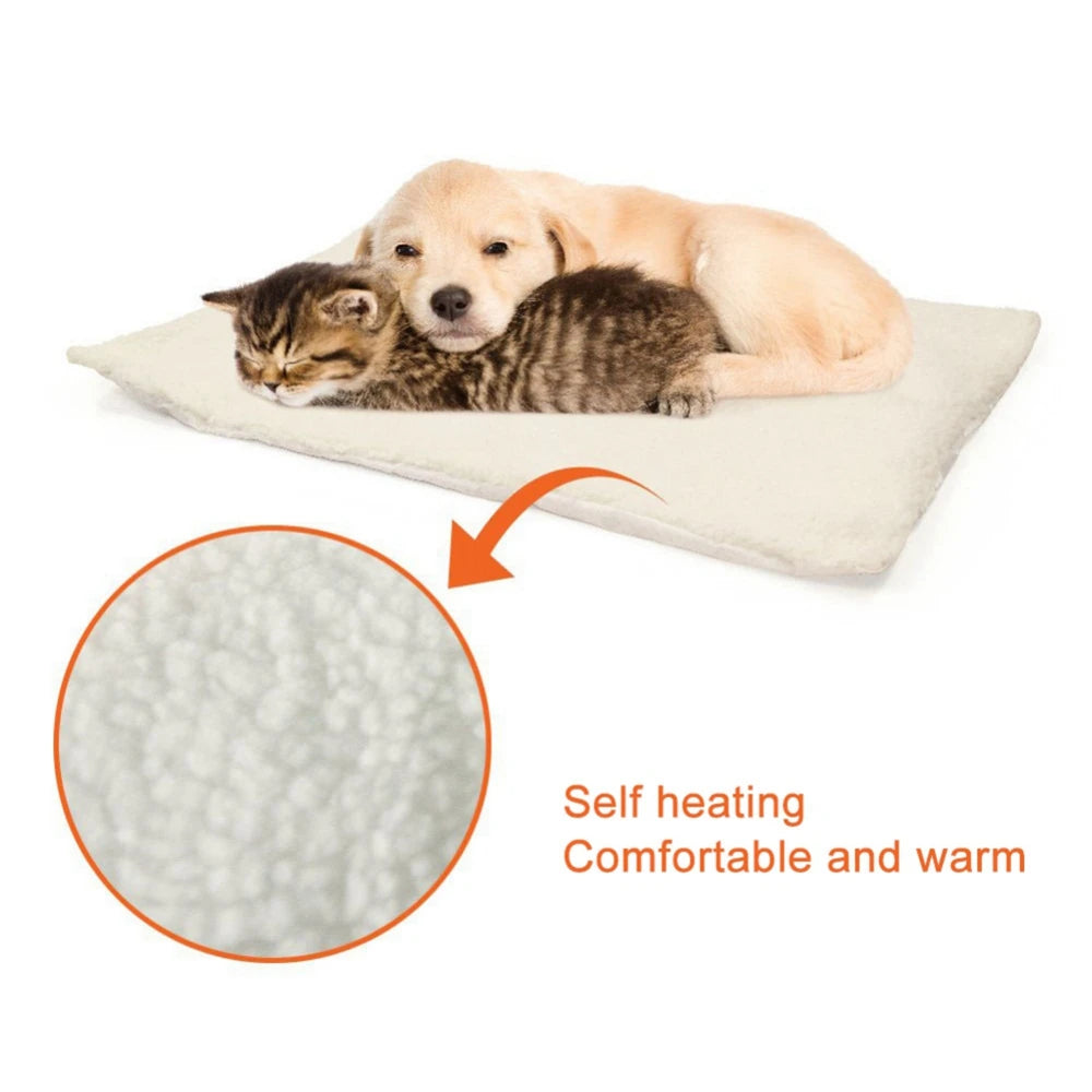 Tapis Chauffant Auto-Régulant pour Animaux - Couverture Chauffante pour Chien et Chat - La Maison Cozy