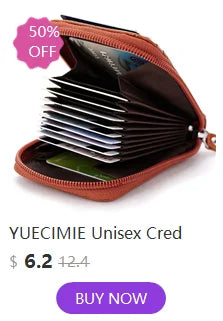 Porte-Cartes Mince pour Homme YUECIMIE - Porte-Cartes Slim en Cuir Véritable avec Protection RFID - La Maison Cozy