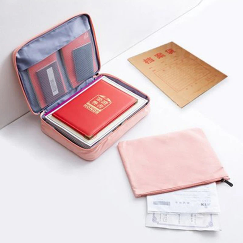 Organisateur de Documents – Porte-Documents A4, Sac Homme/Femme, Étui de Rangement, Porte-Passeport, Organisateur Fonctionnel - La Maison Cozy