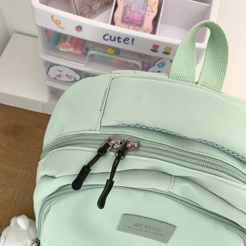 Sac à dos féminin tendance - Sac à dos de grande capacité étanche, sac à dos pour ordinateur portable, sac scolaire pour filles, sac de voyage et de livres mignon - La Maison Cozy