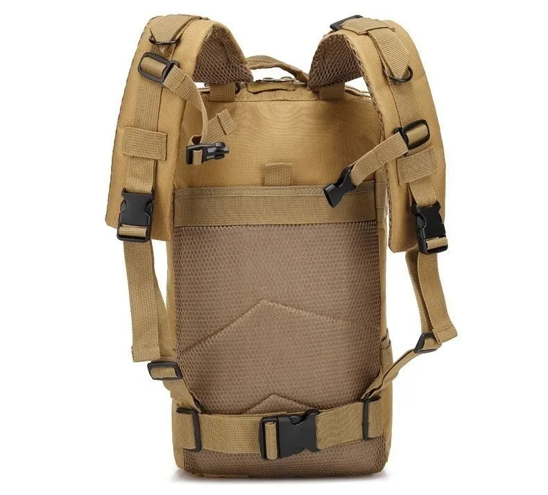 Sac à dos tactique QT&QY 30/45L pour homme - Sac de randonnée, sac de survie extérieur, sac de trekking et de chasse, pack d’assaut 3P, sac EDC avec système MOLLE - La Maison Cozy