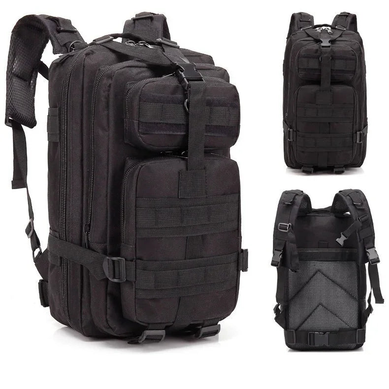 Sac à dos tactique QT&QY 30/45L pour homme - Sac de randonnée, sac de survie extérieur, sac de trekking et de chasse, pack d’assaut 3P, sac EDC avec système MOLLE - La Maison Cozy