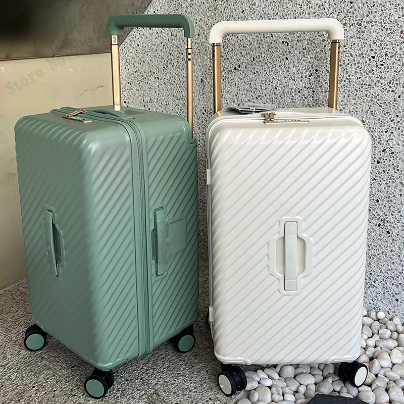 KO-KU 2024 Nouvelle Valise Grande Taille pour Femmes – Trolley Case avec Poignée Large (28/30/32 pouces) - La Maison Cozy