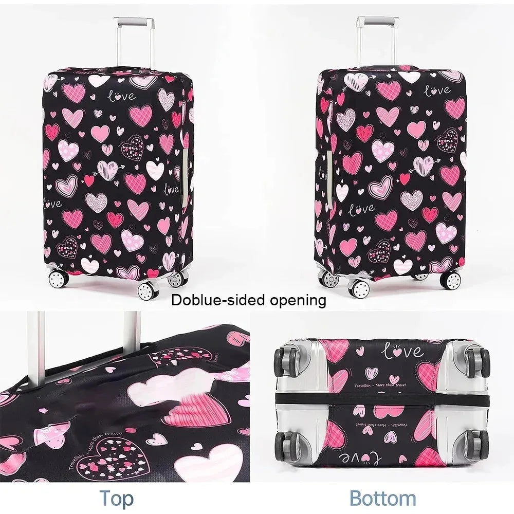 Set de Housses de Valise de Voyage Extérieur - Convient aux Valises de 18 à 32 Pouces, Housse en Tissu Extensible, Accessoire de Protection de Bagage - La Maison Cozy