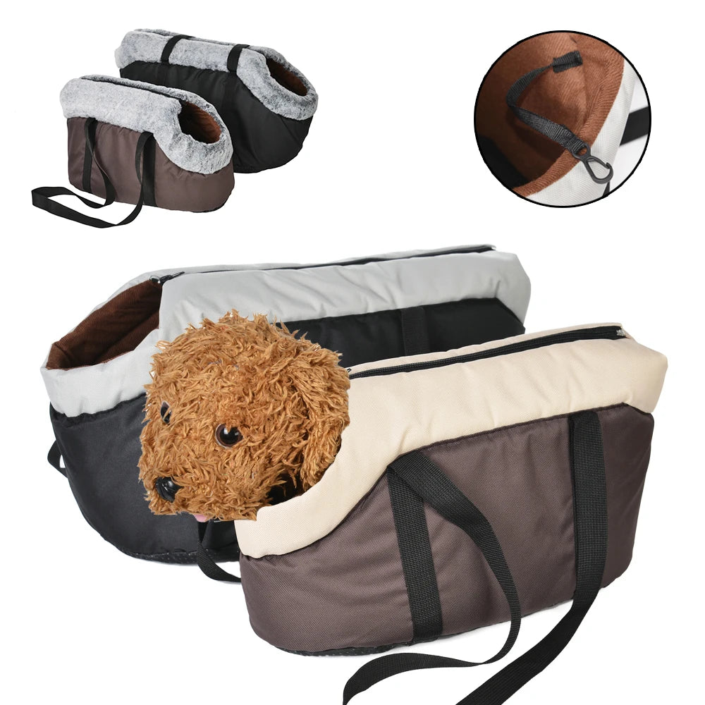 Sac de Transport pour Chien et Chat - Sac Portable pour Petits Chiens et Chats, Sac Épaulière Confortable et Chaud, Sac à Dos pour Chihuahua et Accessoires pour Animaux - La Maison Cozy